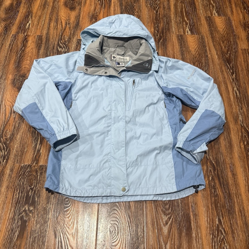 Columbia Womens‎ Interchange Vertex Hooded Jacket Size XL Waterproof Ski Snow